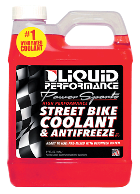 #ad Liquid Performance Racing 0535 Street Bike Coolant amp; AntiFreeze 64oz. $27.70