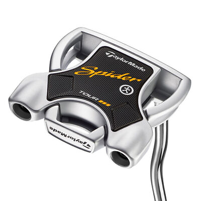 #ad New LH Taylormade Spider Tour Silver Putter Choose Length Head Model LEFT HANDED $139.99