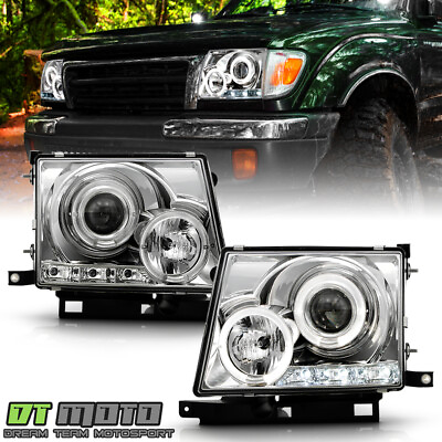 #ad For 97 00 Toyota Tacoma 2WD 98 00 4WD LED Halo Projector Headlights LeftRight $149.99