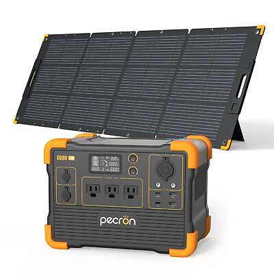 #ad PECRON 614Wh 1200W Portable Power Station Generator 200W Solar Panel Optional $259.00