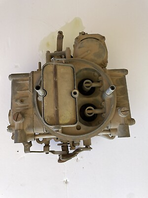 Holley Carburetor 1850 1 600 CFM Vacuum Secondary Manual Choke 4 Barrel 4160 70 $65.00