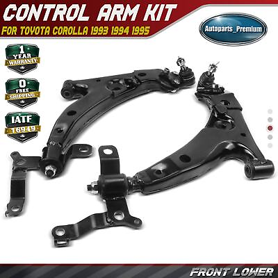#ad 2x Front Lower Control Arm with Ball Joint for Toyota Corolla 1993 1995 L4 1.8L $92.99