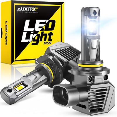 #ad 2 4X AUXITO High Beam 9005 HB3 LED Headlight Fog Bulbs Kit 40000LM 6500K White $65.54