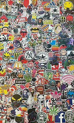 #ad 200 Skateboard Stickers Vinyl Laptop Luggage Decal Dope Sticker Lot Longboard $8.98