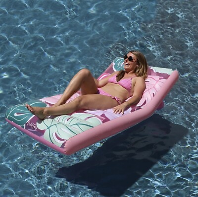 #ad Packed Party 61” Luxe Multi Color Inflatable Pool Float for Females $14.10
