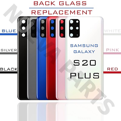 Nueva Parts For Samsung Galaxy S20 Plus Ultra Back Glass Replacement Cover Lens $13.89