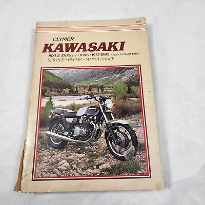 #ad Kawasaki Clymer Repair Service Manual Book 73 80 Z1 900 amp; 1000cc Fours $35.00