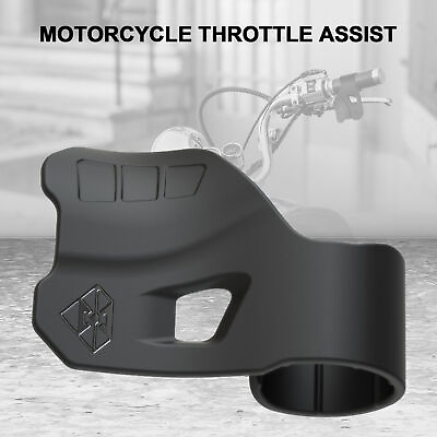#ad Motorcycle Throttle Assist Throttle Booster Cruise Grip Universal Black $8.54