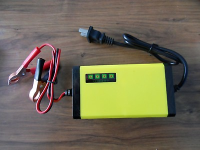 #ad New 2A 12V Smart Battery Charger Cars Motorcycles LED Status Display Free Ship $16.52