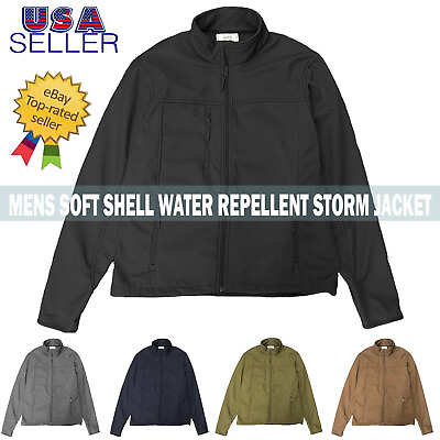 #ad Mens Waterproof Tactical Soft Shell Men Jacket Coat Army Windbreaker Outdoor $33.99