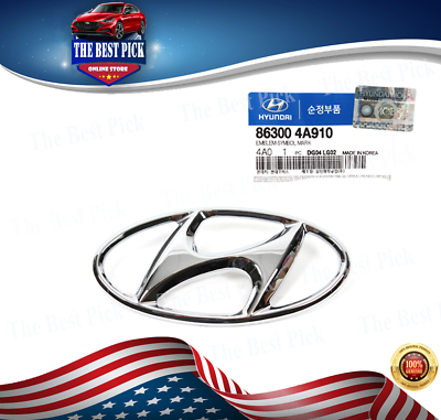 #ad ⭐GENUINE⭐ FRONT Grille Emblem quot;Hquot; fits Hyundai Sonata 2011 2012 2013 863004A910 $15.98