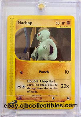 #ad Pokémon MACHOP 117 165 Expedition Light Play 🍒 $1.99