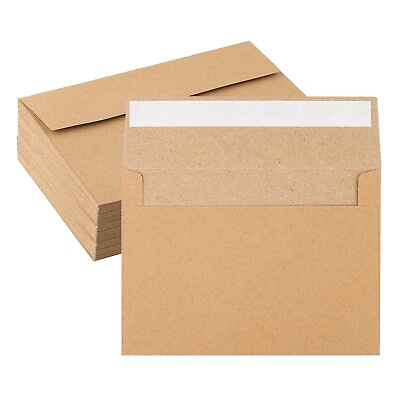 #ad 50 Pack Kraft Envelopes 4 X 6 Inch Brown EnvelopesA4 Envelopes Card Envelopes $8.76