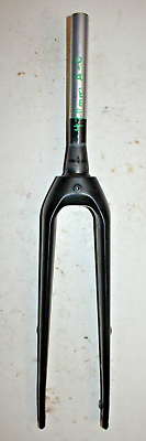 #ad Carbon Road Bike Fork 700c 11 8quot; 46mm Tapered 253mm Black Disc Fast USA Shipping $67.93
