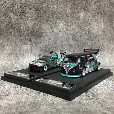 #ad CoolCar 1:64 Model Car T1 Bus amp; Nissan 350Z Alloy Refitting Miko Coating $28.20