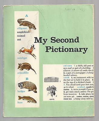 #ad MY SECOND PICTIONARY Scott Foresman 1964 pb 1st . EX C $25.35