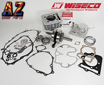 #ad 99 04 Honda 400EX 400X Wiseco Crank Rod Motor Rebuild Repair Kit Piston Gaskets $649.98
