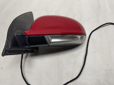 #ad 2008 2009 Volkswagen GTI Golf Front Driver Left Side Mirror Red Oem Tested $149.99