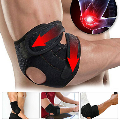 #ad Tennis Elbow Brace Support Sleeve Arthritis Tendonitis Arm Joint Pain Band Wrap $8.99