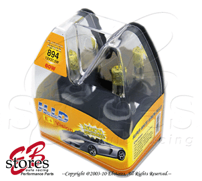 #ad 37.5w 894 Golden Yellow Xenon HID Foglight Light Bulbs $8.81