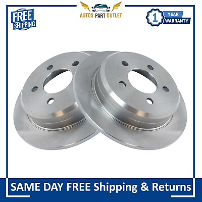 #ad New Rear Discs Brake Rotors Pair Set of 2 For 1993 1998 Jeep Grand Cherokee $72.90