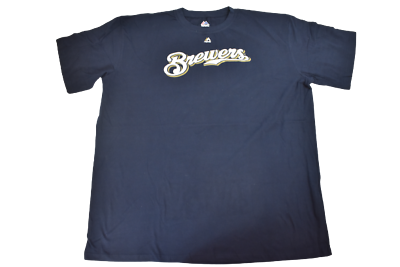 #ad Majestic MLB Mens Big amp; Tall Milwaukee Brewers Dad #1 Shirt New 3XL 3XLT $12.99