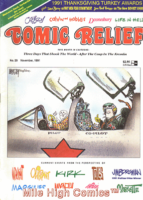 #ad COMIC RELIEF MAGAZINE 1989 Series #29 Fine $5.40