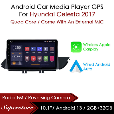 #ad 10.1” Android 13 CarPlay Auto Car Stereo Head Unit GPS For Hyundai Celesta 2017 $299.00
