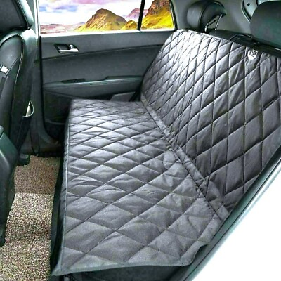 #ad FITS SEAT ALTEA Quilted Grey Rear Seat Cover Pet Spill Seat Protection GBP 18.99