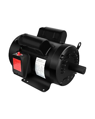 #ad 5HP Electric Motor 1750 RPM Single Phase Air Compressor Motor184T Frame208... $568.31