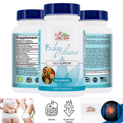 #ad Gut and Colon Support 15 Day Cleanse Colon cleansing Brand new and unopened $10.55