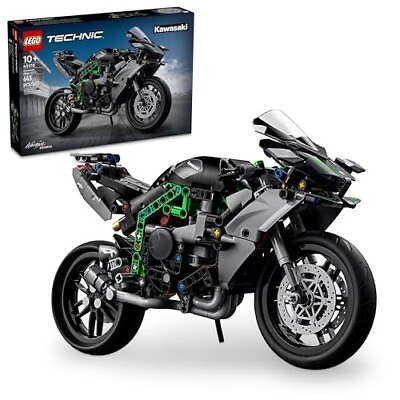 #ad LEGO Technic Kawasaki Ninja H2R Motorcycle Toy for Build and Display 42170 $33.99
