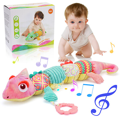 #ad Baby Musical Stuffed Animal Activity Soft Toys with Rattle Teether and Textures $16.23