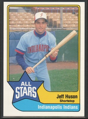 #ad Jeff Huson 1989 Triple A All Stars CMC #4 Indianapolis Indians Montreal Expos #2 $2.99