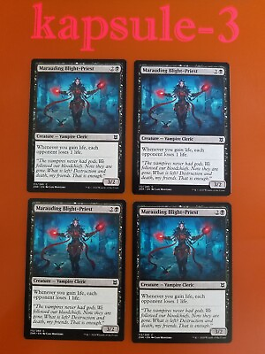#ad 4x Marauding Blight Priest Zendikar Rising MTG Magic Cards $2.75