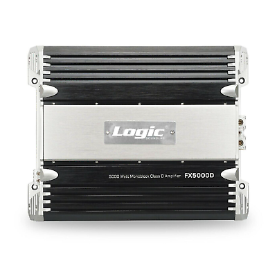 #ad LOGIC Car Audio Mono Amplifier Class D FX5000D 1 Ohm 2500W Subwoofer Amp $390.39