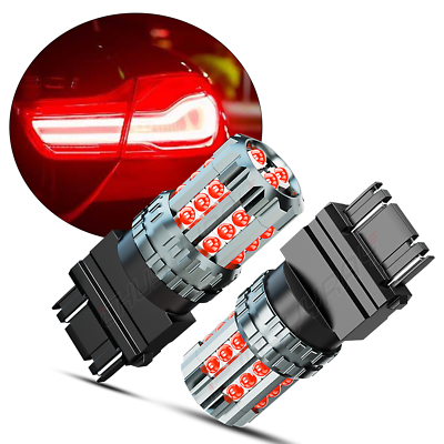 #ad For 1988 1998 Chevrolet C1500 3157 red LED Back up Reverse Light Bulbs Of 2 US $17.99