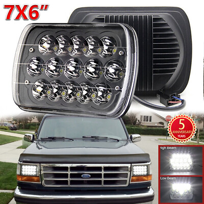 #ad DOT 7x6quot;LED Headlight Hi Lo Beam For Ford Aerostar Bronco F650 F750 F 100 E 150 $23.99