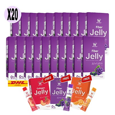 20X Wink White Fiber Jelly Concentrated Fruits Vegetables Detox Healthy Free 3 $255.55