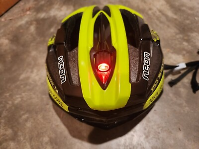 #ad State Bicycle Co. Team Issue Lazer Neon Helmet w Built In Light Size 59 61cm M L $15.00