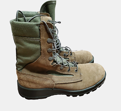 #ad Belleville Hot Weather Combat Military Safety Steel Toe Boots USA Mens 7 Vibram $28.20