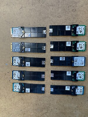 #ad 256GB M.2 NVMe SSD 30mm 2230 PCle w Extension Bracket Major Brands Lot of 10 $139.99