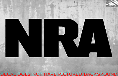 #ad NRA Decal Sticker Vinyl $5.99