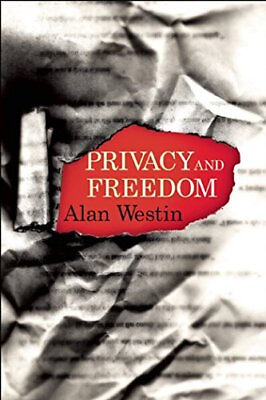 #ad Privacy and Freedom Westin Alan F. Paperback Good $11.84