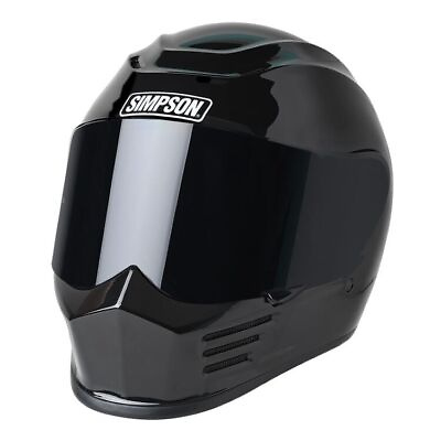 Simpson SPBM2 Speed Bandit Full Face Racing Helmet Size Medium Black $288.95