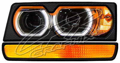 #ad Monte Carlo Decal Street Stock MD3 Headlight Sticker Decal Graphics ORANGE $19.95