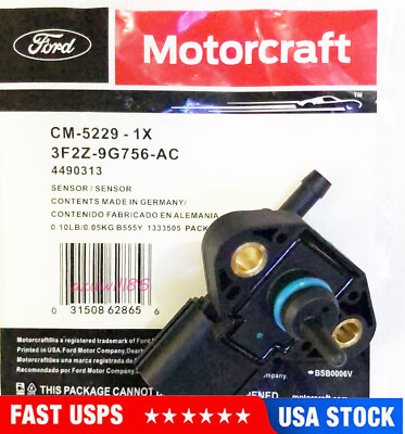 #ad Genuine Motorcraft Fuel Injection Pressure Sensor CM 5229 3F2Z 9G756 AC For Ford $17.93