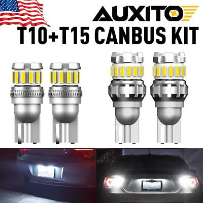 #ad 4* LED T15 Reverse T10 Backup License Plate Light for Chevy Silverado 1500 14 21 $12.99