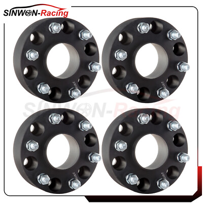 #ad 4X 2quot; 50mm 6x5.5 HubCentric Wheel Spacers 6 Lug For Chevry Cadillac Escalade GMC $95.79