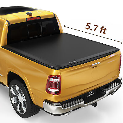 #ad 5.7 ft Bed Soft Roll Up Tonneau Cover for 2019 2023 Dodge Ram 1500 New Body $123.59